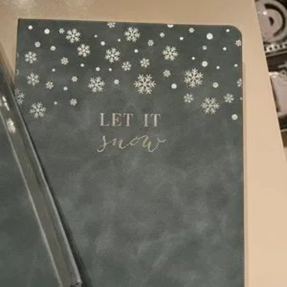 "Let It Snow"‎ Holiday Lined Notebooks, Set of 2 (New, 128 Pages Each) - Picture 5 of 15